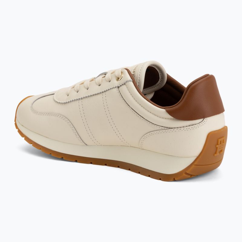 Buty damskie Tommy Hilfiger Th Premium Casual Runner beige allover 06 3