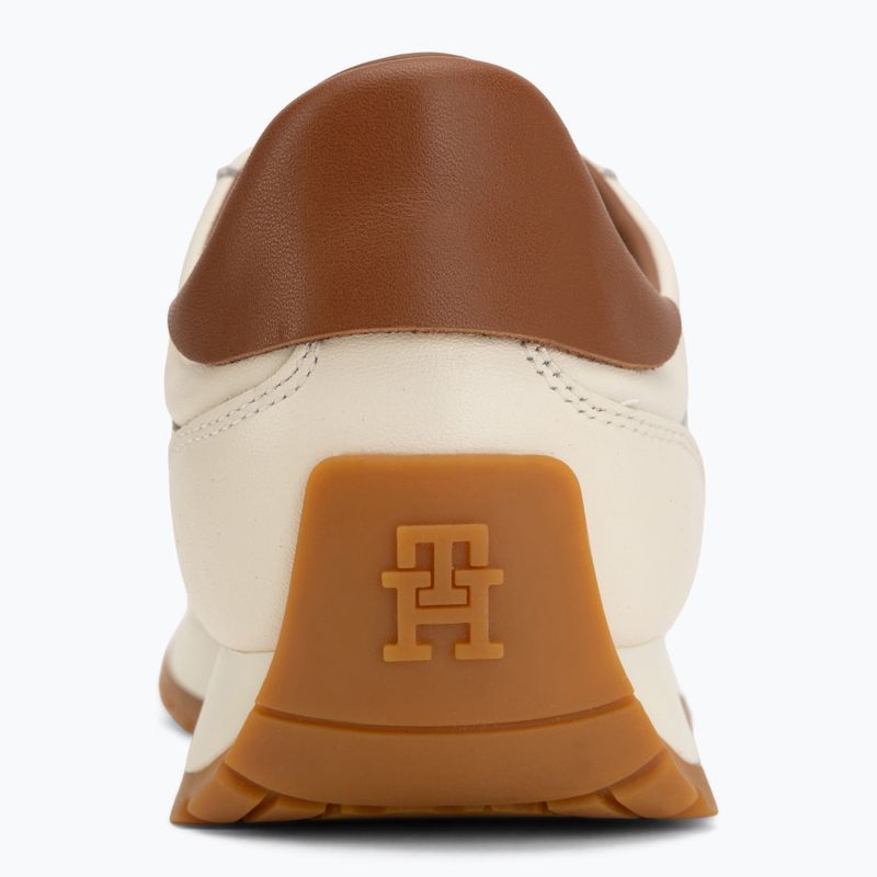 Buty damskie Tommy Hilfiger Th Premium Casual Runner beige allover 06 6