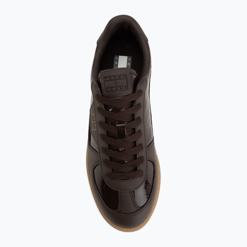 Buty damskie Tommy Hilfiger The Greenwich Edge Soft Naplak fondant brown 5