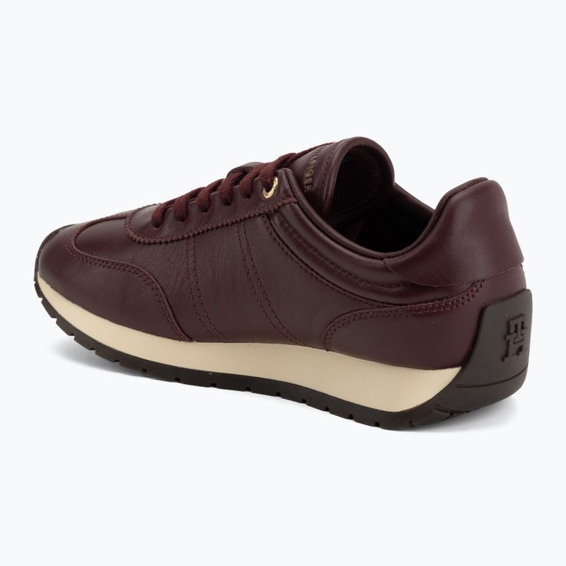 Buty damskie Tommy Hilfiger Th Premium Casual Runner oxblood 3