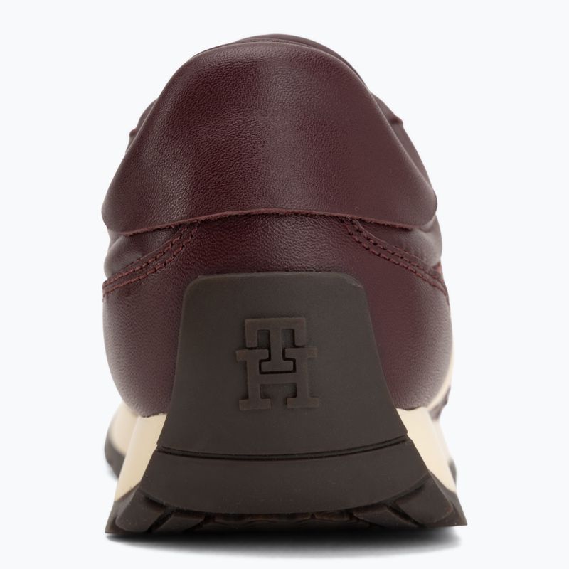 Buty damskie Tommy Hilfiger Th Premium Casual Runner oxblood 6