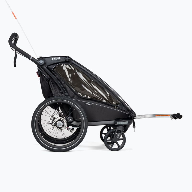 Przyczepka rowerowa jednoosobowa Thule Chariot Sport czarna 10201021 2