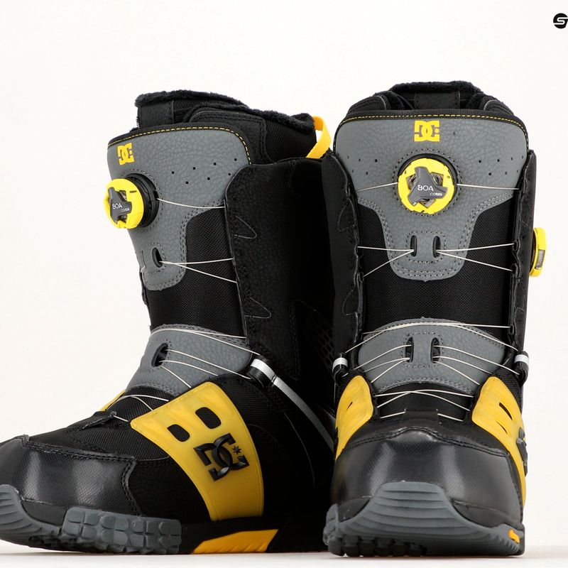 Buty snowboardowe męskie DC Phantom black/yellow 9