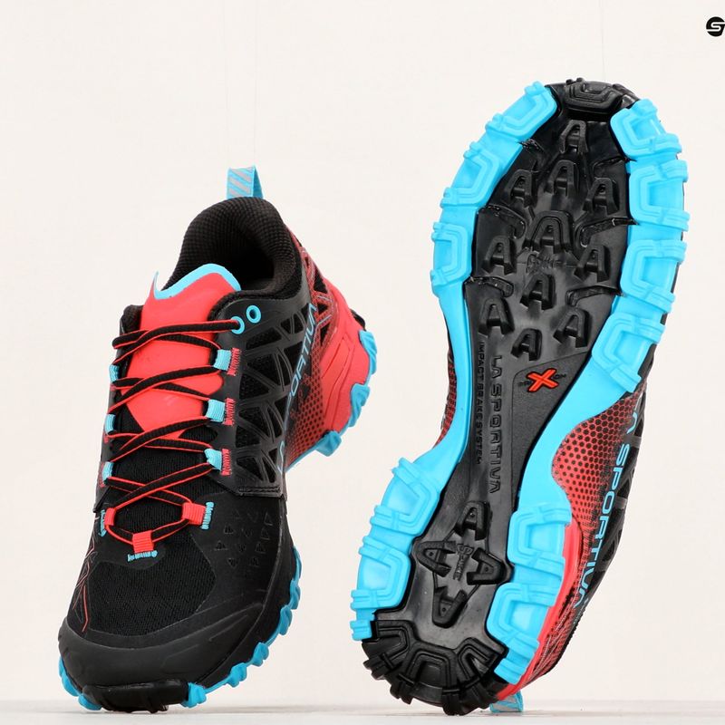 Buty do biegania damskie La Sportiva Bushido II Gtx black/hibiscus 11