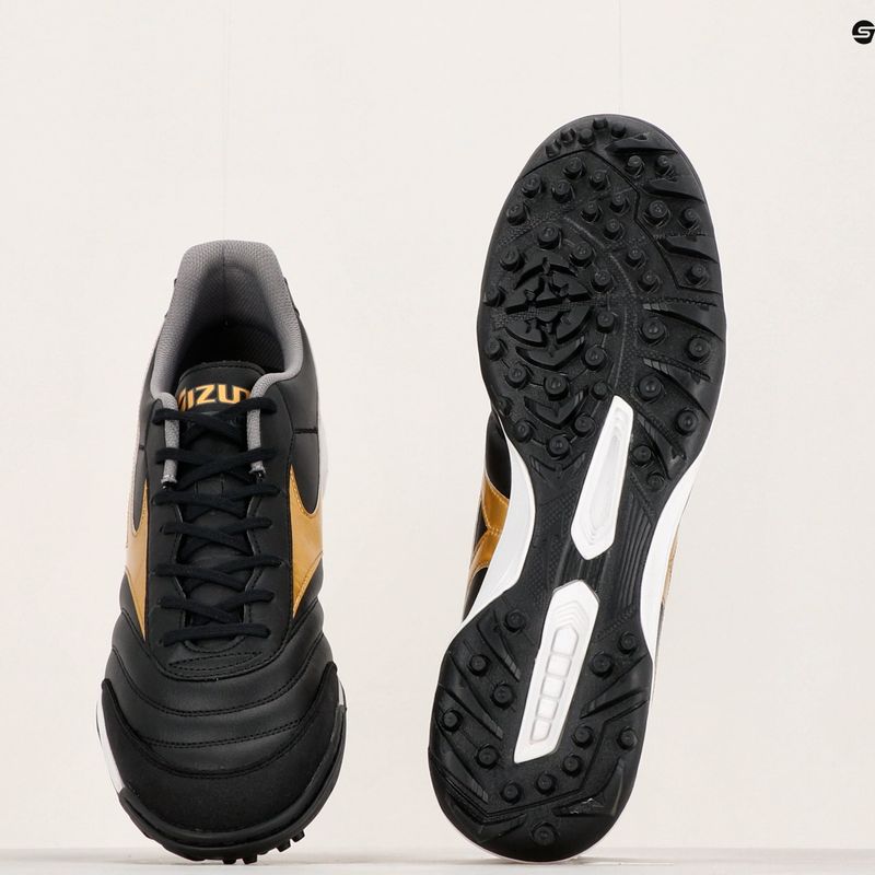 Buty piłkarskie męskie Mizuno Morelia Sala Classic TF black/gold/dark shadow 9