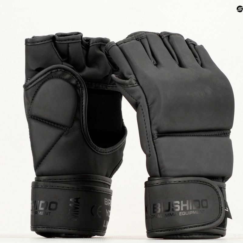 Rękawice grapplingowe DBX BUSHIDO MMA czarne 23