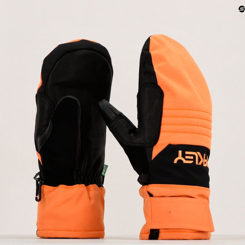 Rękawice snowboardowe Oakley B1B Mittes soft orange 8