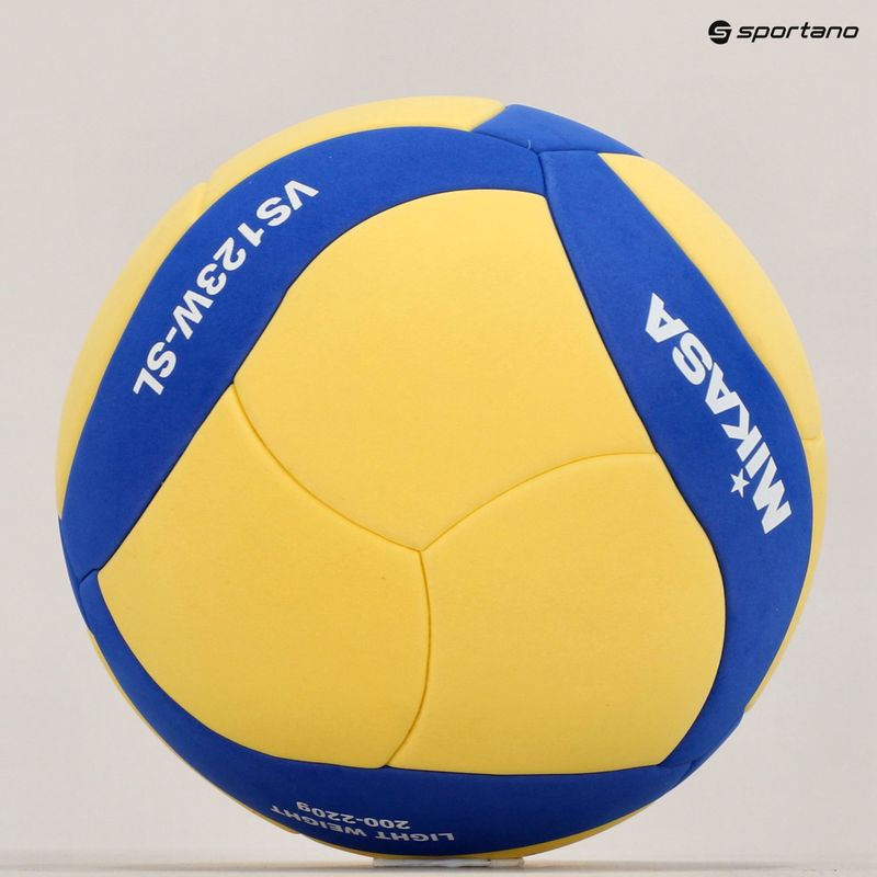 Piłka do siatkówki Mikasa VS123W SL yellow/blue rozmiar 5 5