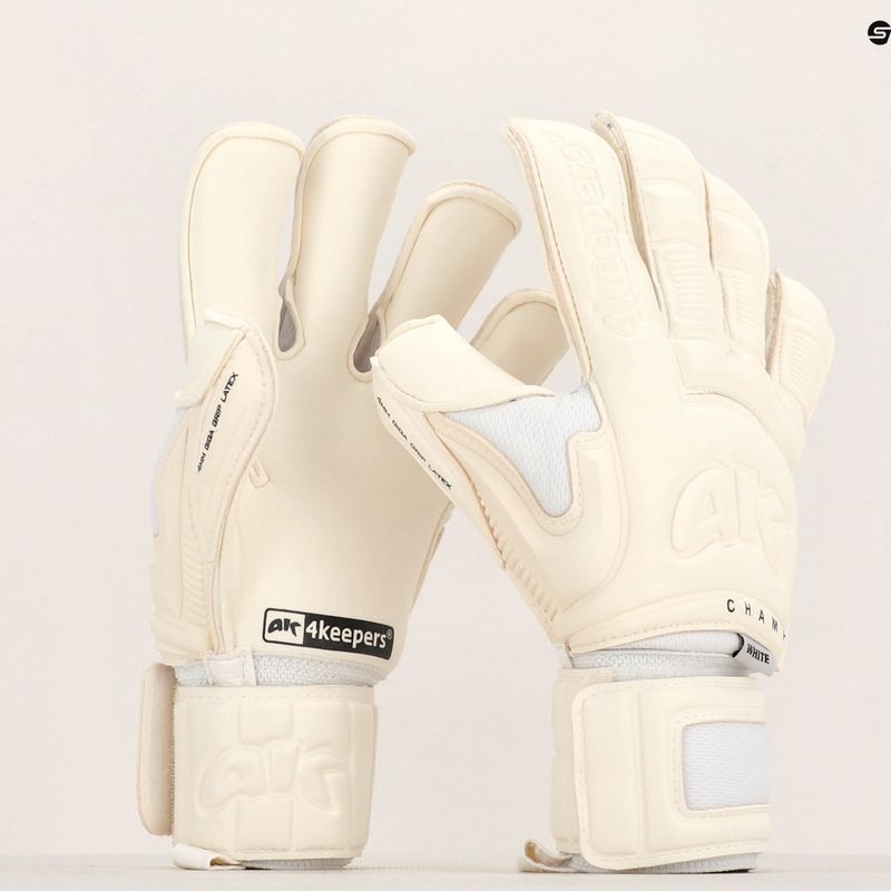 Rękawice bramkarskie 4keepers Champ Gold White RF2G biały 5