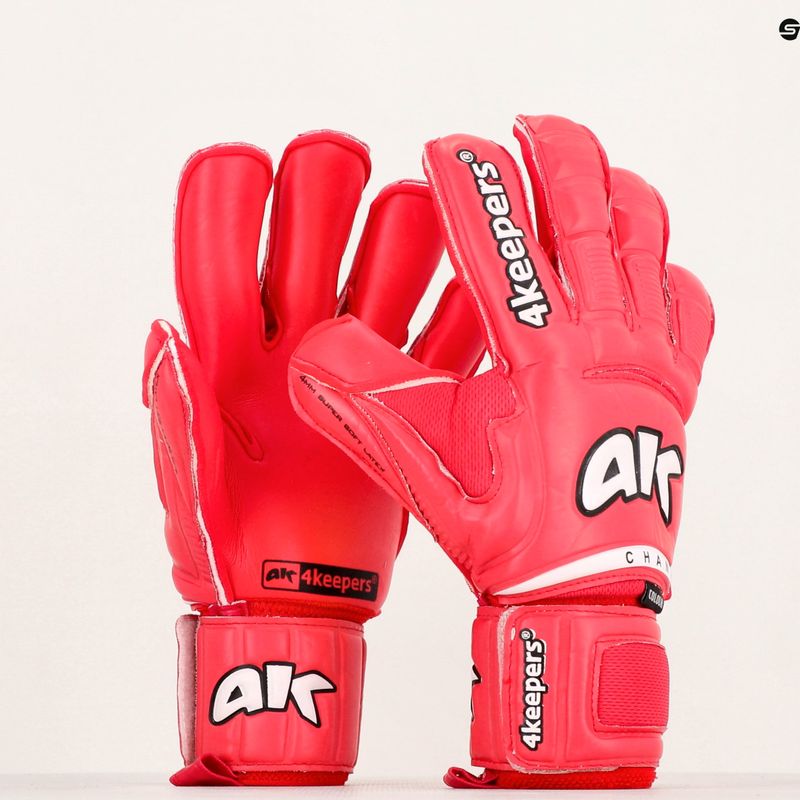 Rękawice bramkarskie 4keepers Champ Colour Red VI RF2G czerwony 5