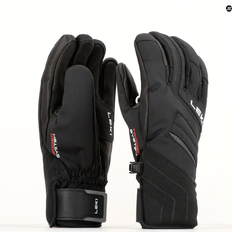 Rękawice narciarskie męskie LEKI Falcon 3D black 9