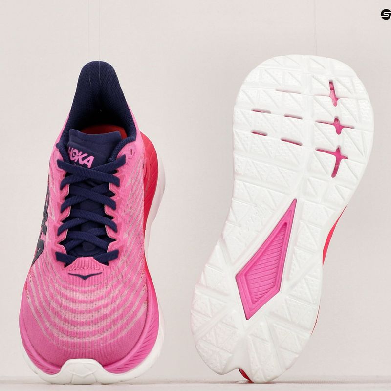 Buty do biegania damskie HOKA Mach 5 raspberry/strawberry 10