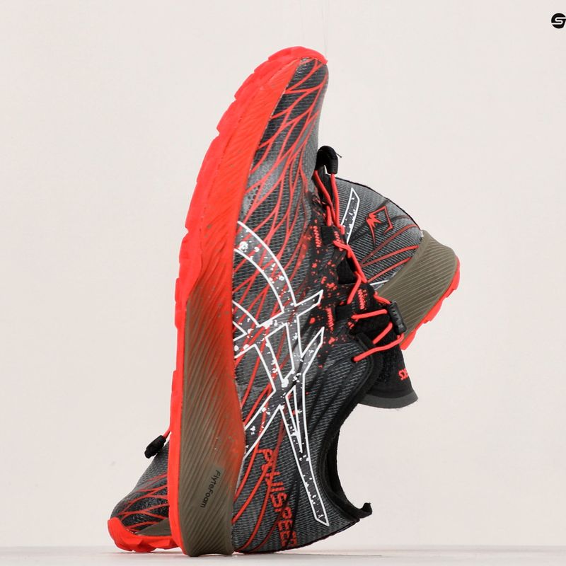 Buty do biegania męskie ASICS Fujispeed black/cherry tomato 15