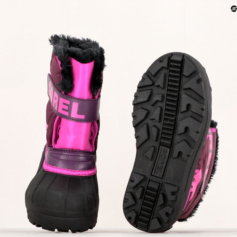 Śniegowce juniorskie Sorel Snow Commander purple dahlia/groovy pink 14