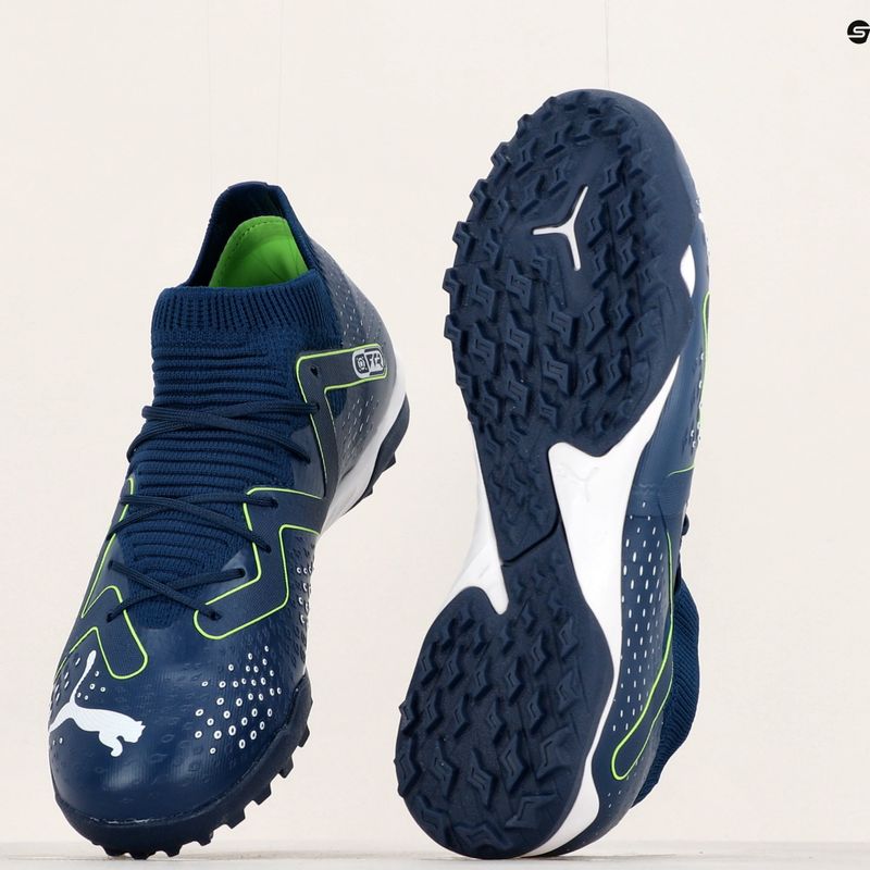 Buty piłkarskie dziecięce PUMA Future Match TT + Mid persian blue/puma white/pro green 8