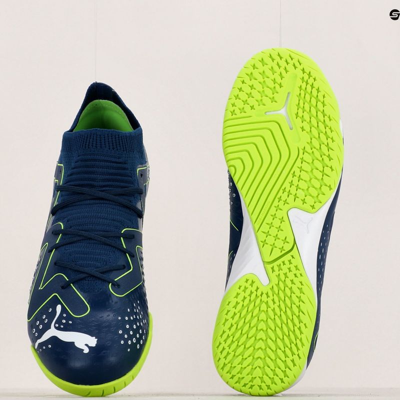 Buty piłkarskie dziecięce PUMA Future Match IT + Mid persian blue/puma white/pro green 14