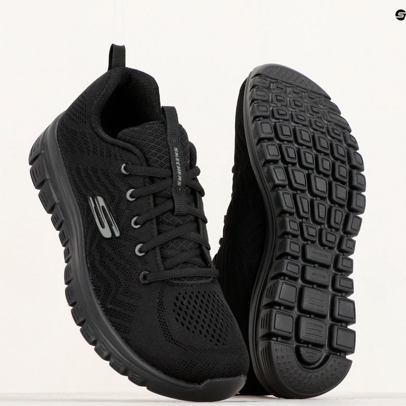 Buty damskie SKECHERS Graceful Get Connected black 13