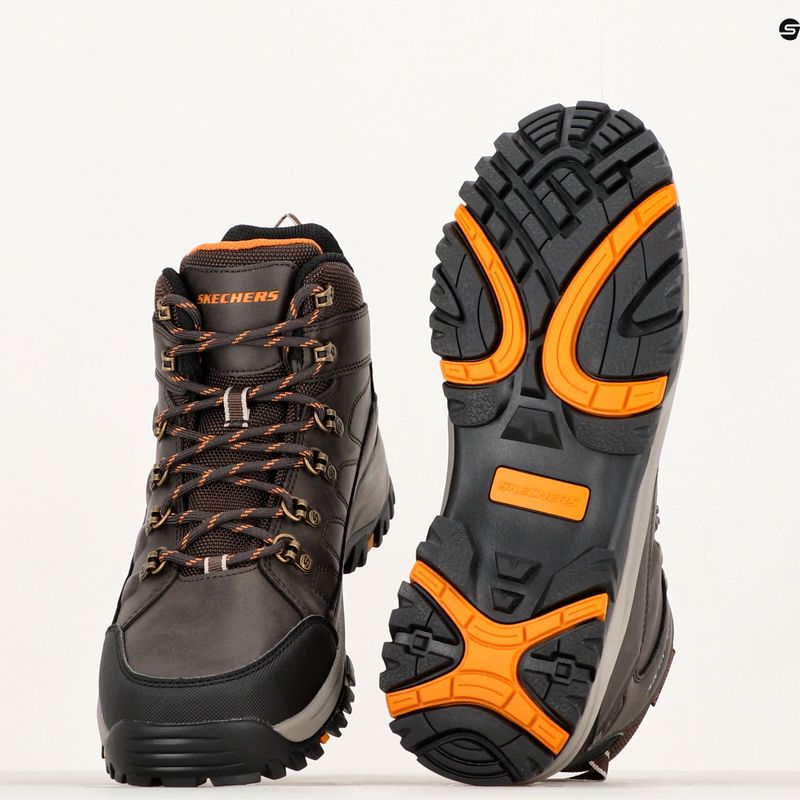 Buty męskie SKECHERS Relment Dagget chocolate 14