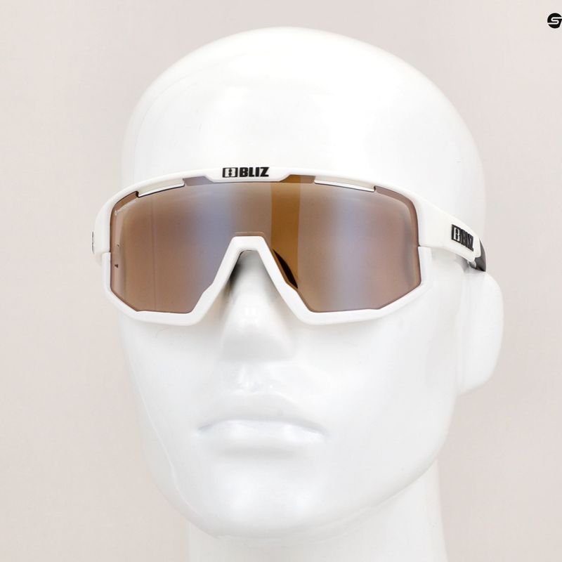 Okulary przeciwsłoneczne Bliz Fusion Nano Optics Photochromic matt white/brown multi 10