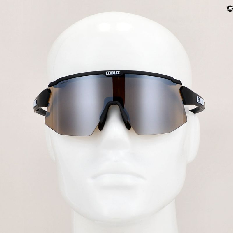 Okulary przeciwsłoneczne Bliz Breeze Polarized matt black/brown silver mirror/basic orange 7