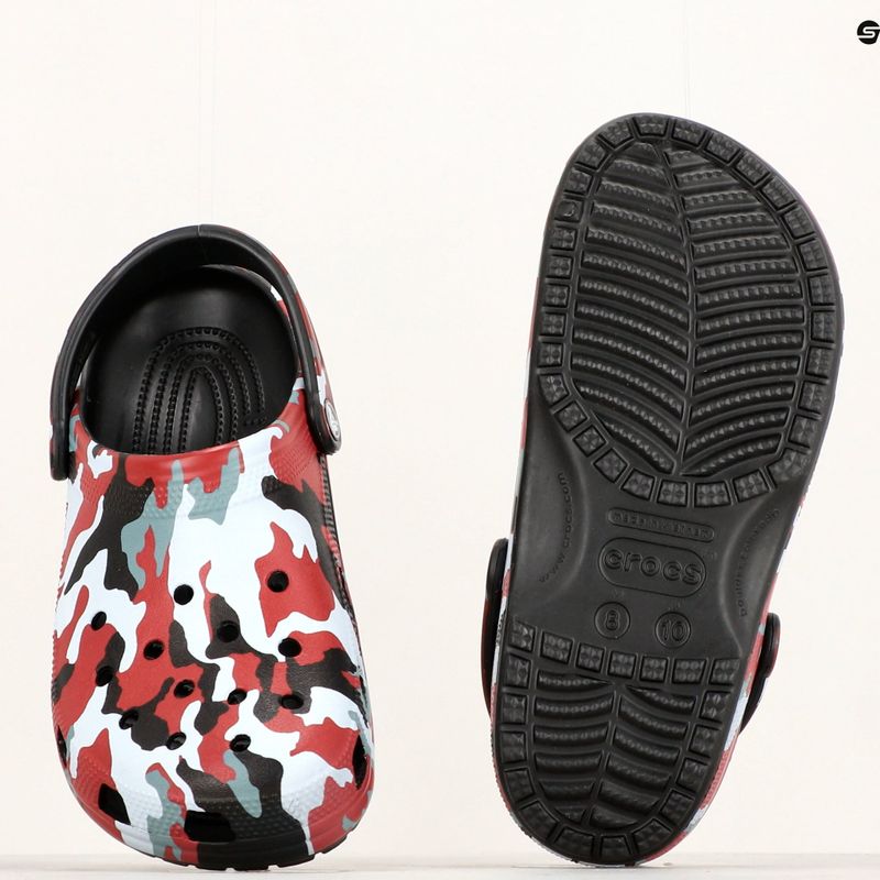 Klapki Crocs Classic Printed Camo Clog black/pepper 9