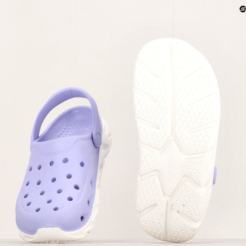 Klapki damskie Coqui Cody light lila/white 15
