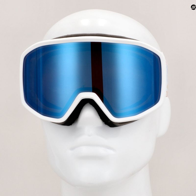 Gogle snowboardowe damskie ROXY Izzy sapin white/blue ml 12