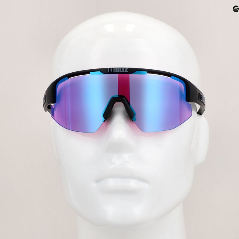 Okulary przeciwsłoneczne Bliz Matrix Nano Optics Nordic Light matt black/begonia/violet blue multi 10