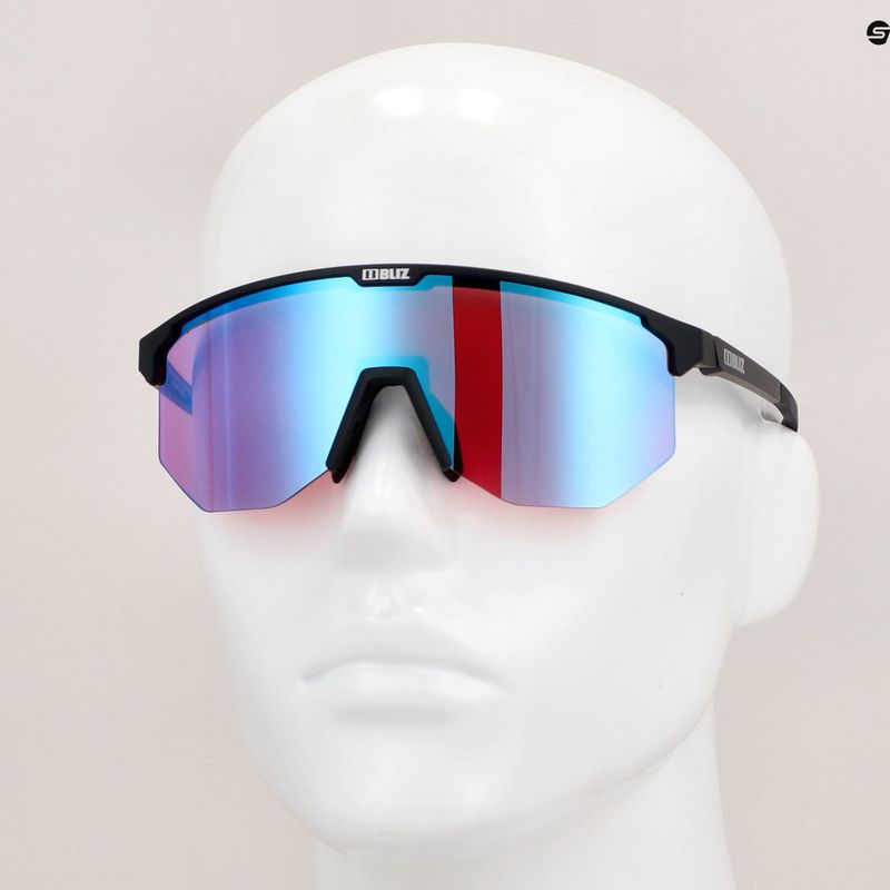 Okulary przeciwsłoneczne Bliz Hero Nano Optics Nordic Light S2 matt black/light begonia/violet blue 14