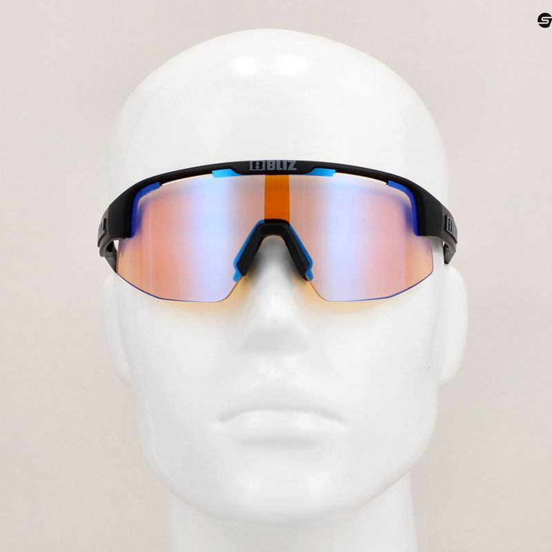 Okulary przeciwsłoneczne Bliz Matrix Small Nano Optics Nordic Light matt black/coral/orange blue 10