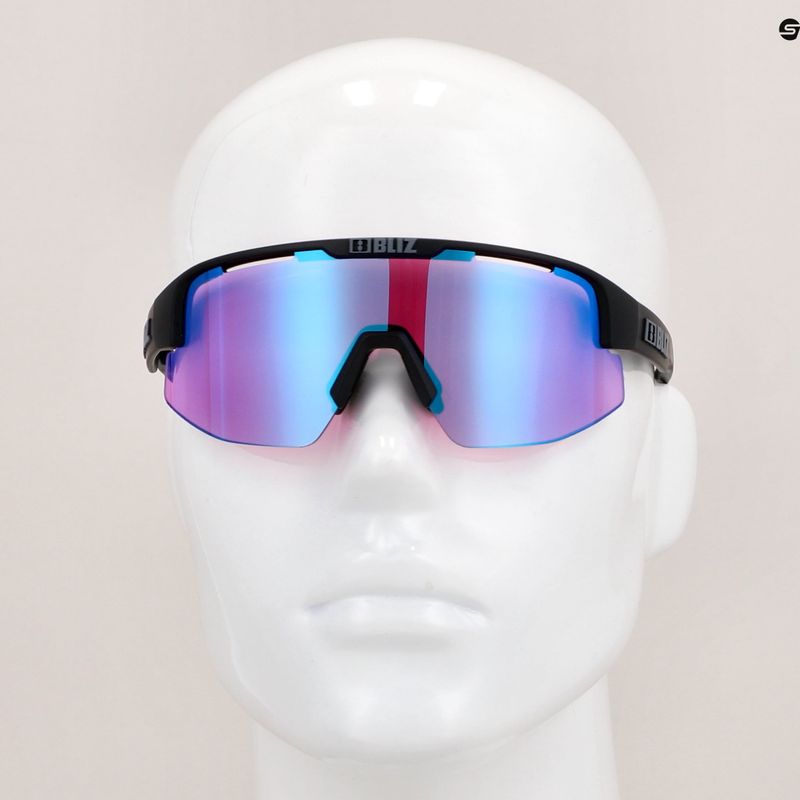 Okulary przeciwsłoneczne Bliz Matrix Small Nano Optics Nordic Light matt black/begonia/violet blue 10