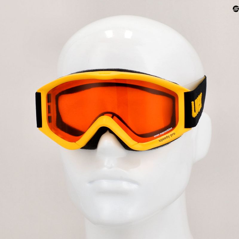 Gogle narciarskie dziecięce UVEX Speedy Pro Jr yellow/lasergold clear 6