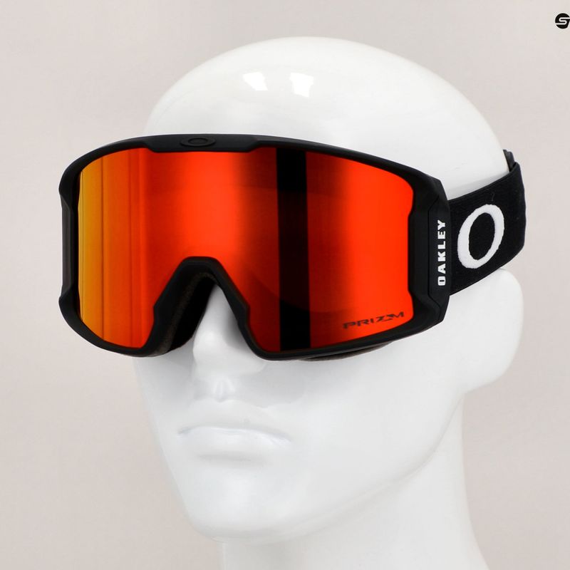 Gogle narciarskie Oakley Line Miner M matte black/prizm snow torch iridium 10