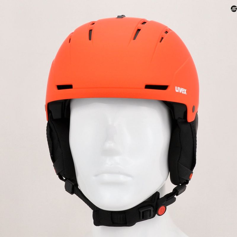 Kask narciarski UVEX Stance fierce red matt 11