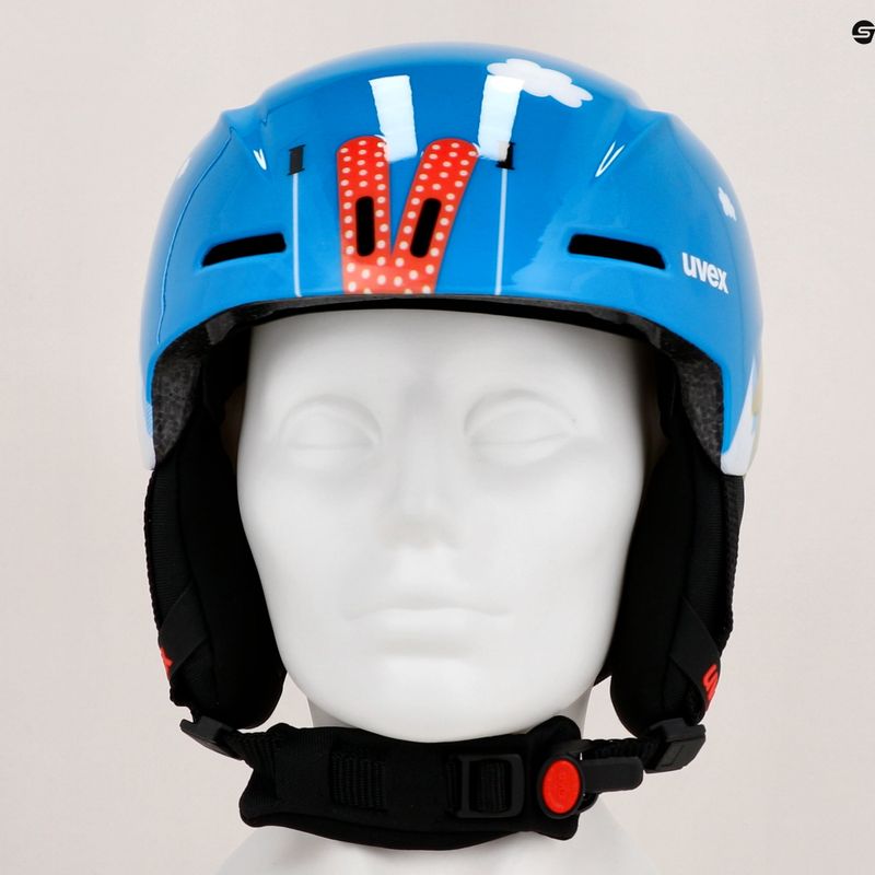 Kask narciarski dziecięcy UVEX Viti Jr blue bear 13