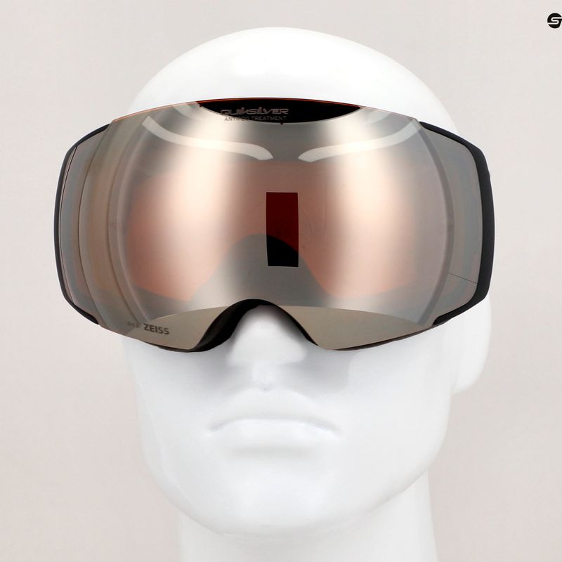 Gogle snowboardowe Quiksilver Greenwood black/clux ml silver 12