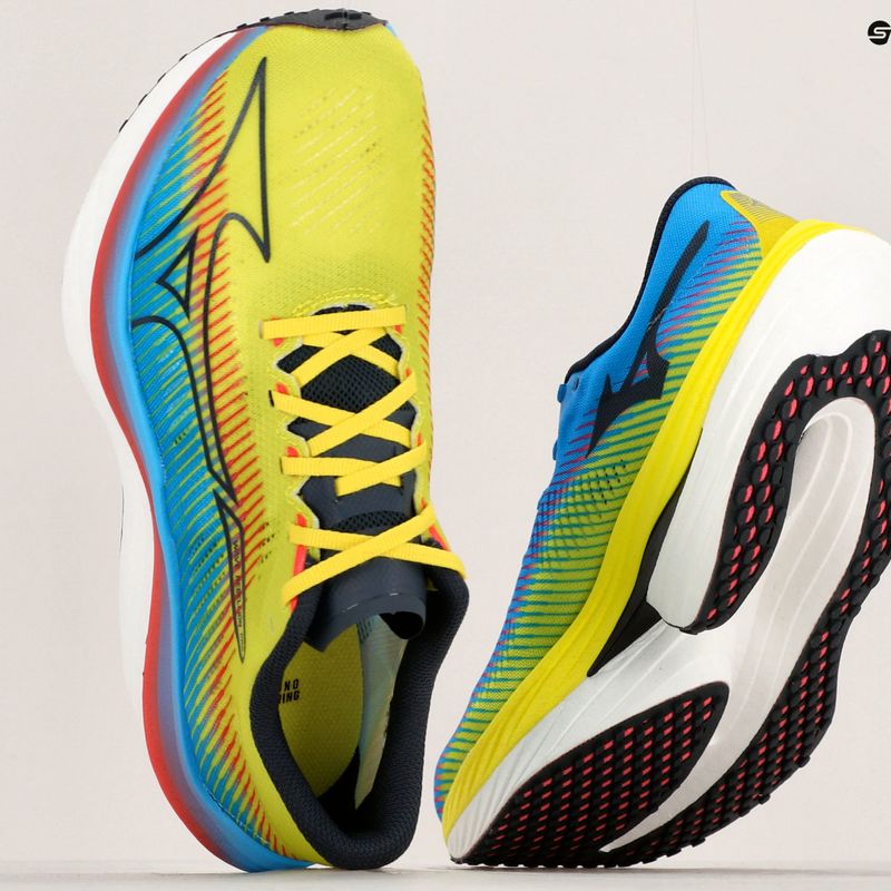 Buty do biegania męskie Mizuno Wave Rebellion Pro bolt2neon/ombre blue/jet blue 8