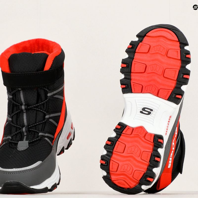 Śniegowce dziecięce SKECHERS D'Lites black/red 10