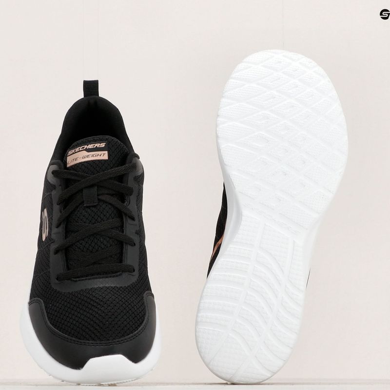 Buty damskie SKECHERS Skech-Air Dynamight The Halcyon black/rose gold 14