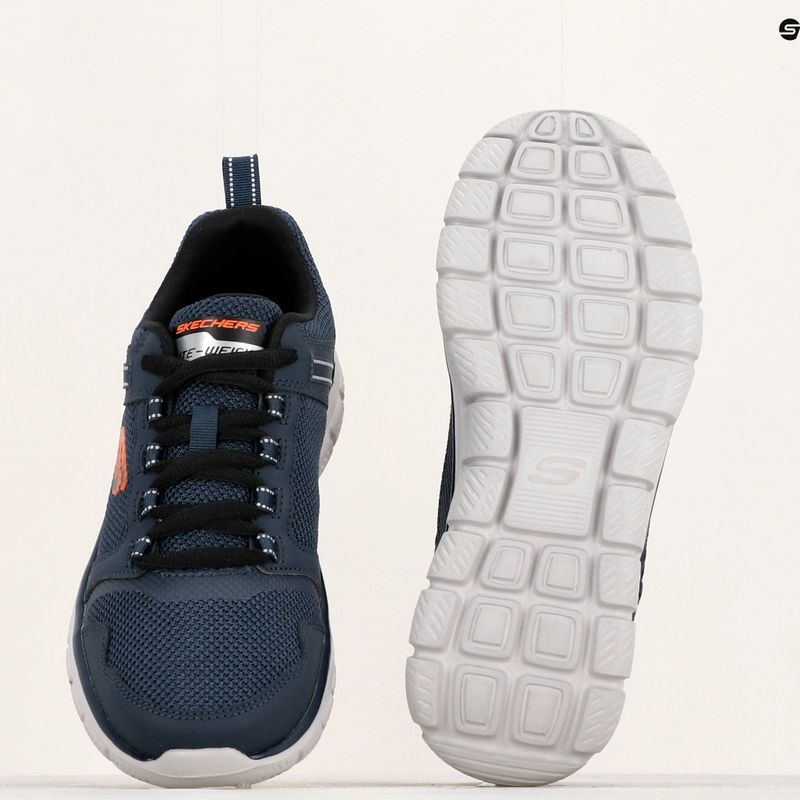 Buty męskie SKECHERS Track Knockhill navy/orange 9