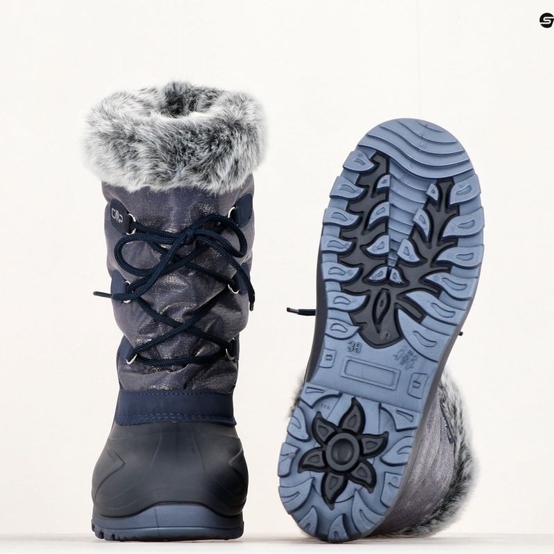 Śniegowce damskie CMP Nietos Low Snowboots Wp black/blue 14