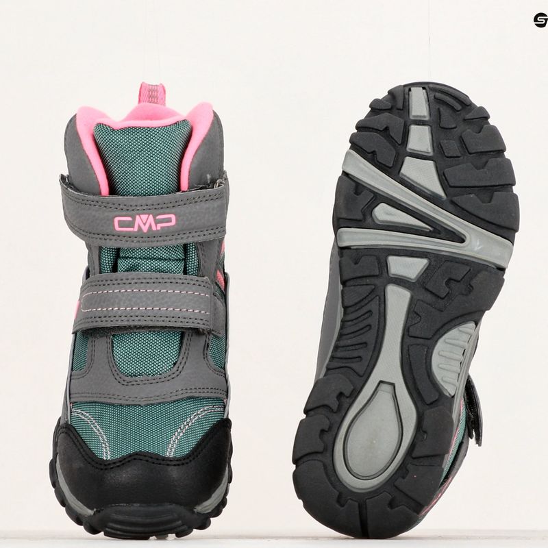 Śniegowce juniorskie CMP Pyry Snowboots Wp graffite/acqua 8