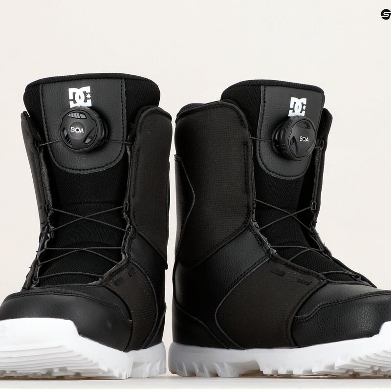 Buty snowboardowe dziecięce DC Youth Scout Jr black/white 8
