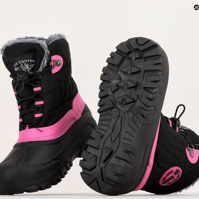 Śniegowce dziecięce Lee Cooper LCJ-21-44-0523 black/fuchsia 10