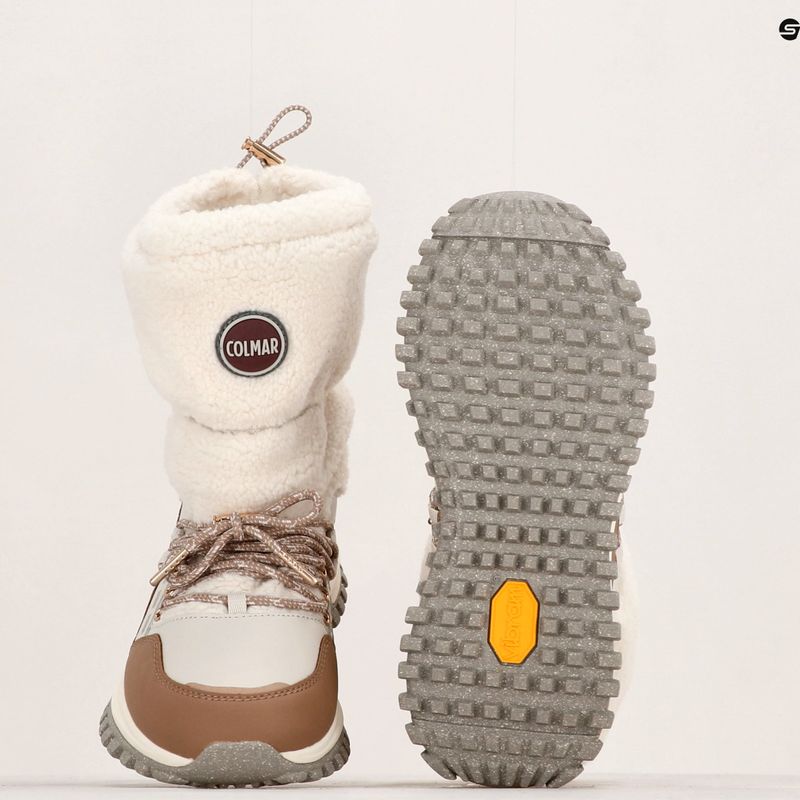 Śniegowce damskie Colmar Warmer Voyage tan brown/off white 15
