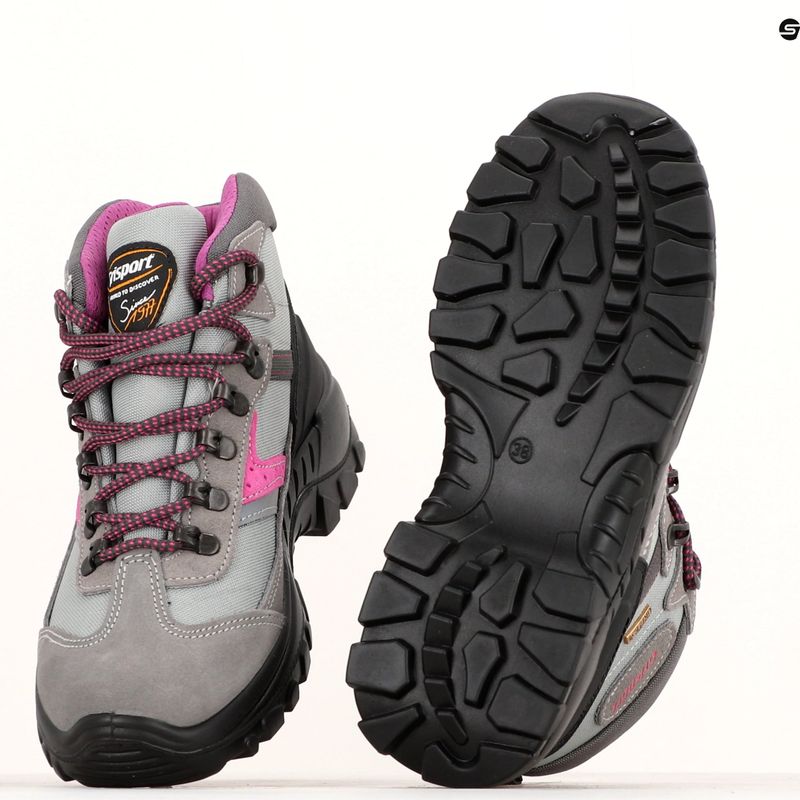 Buty trekkingowe damskie Grisport 13316SCA7G light grey 10