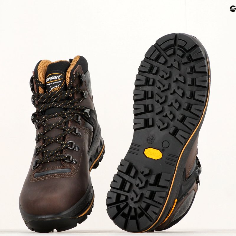 Buty trekkingowe męskie Grisport 15003DV5G dark brown 9