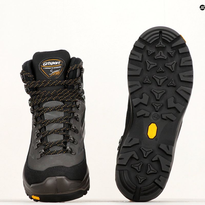 Buty trekkingowe męskie Grisport 15205N21G grey/black 10