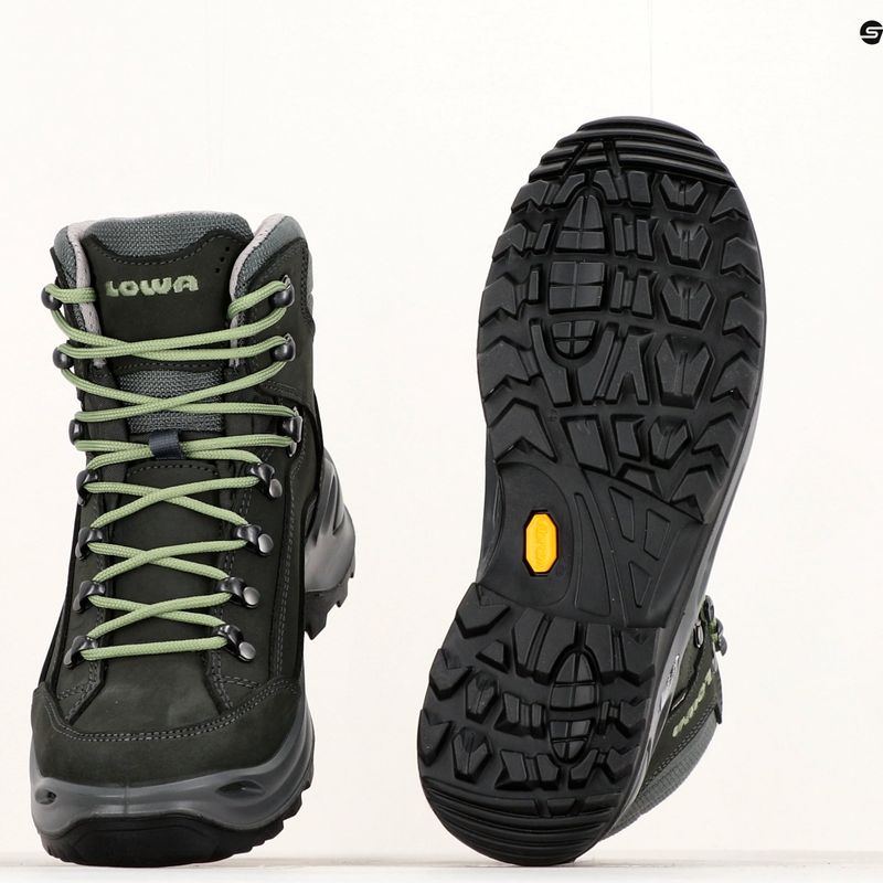 Buty turystyczne damskie LOWA Renegade GTX Mid graphit/jade 11