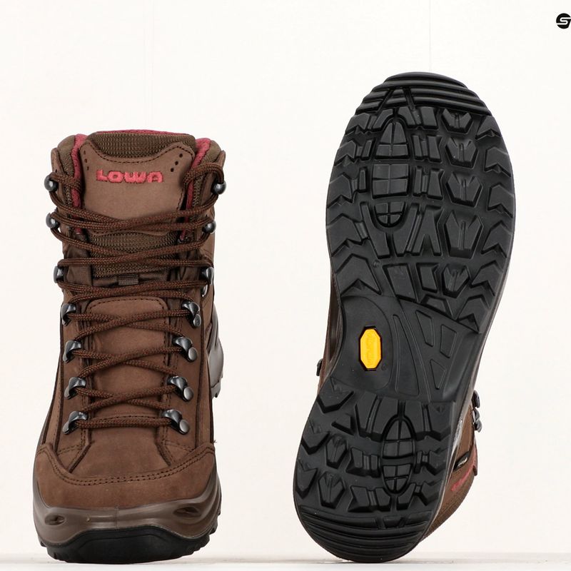 Buty turystyczne damskie LOWA Renegade GTX Mid espresso 10